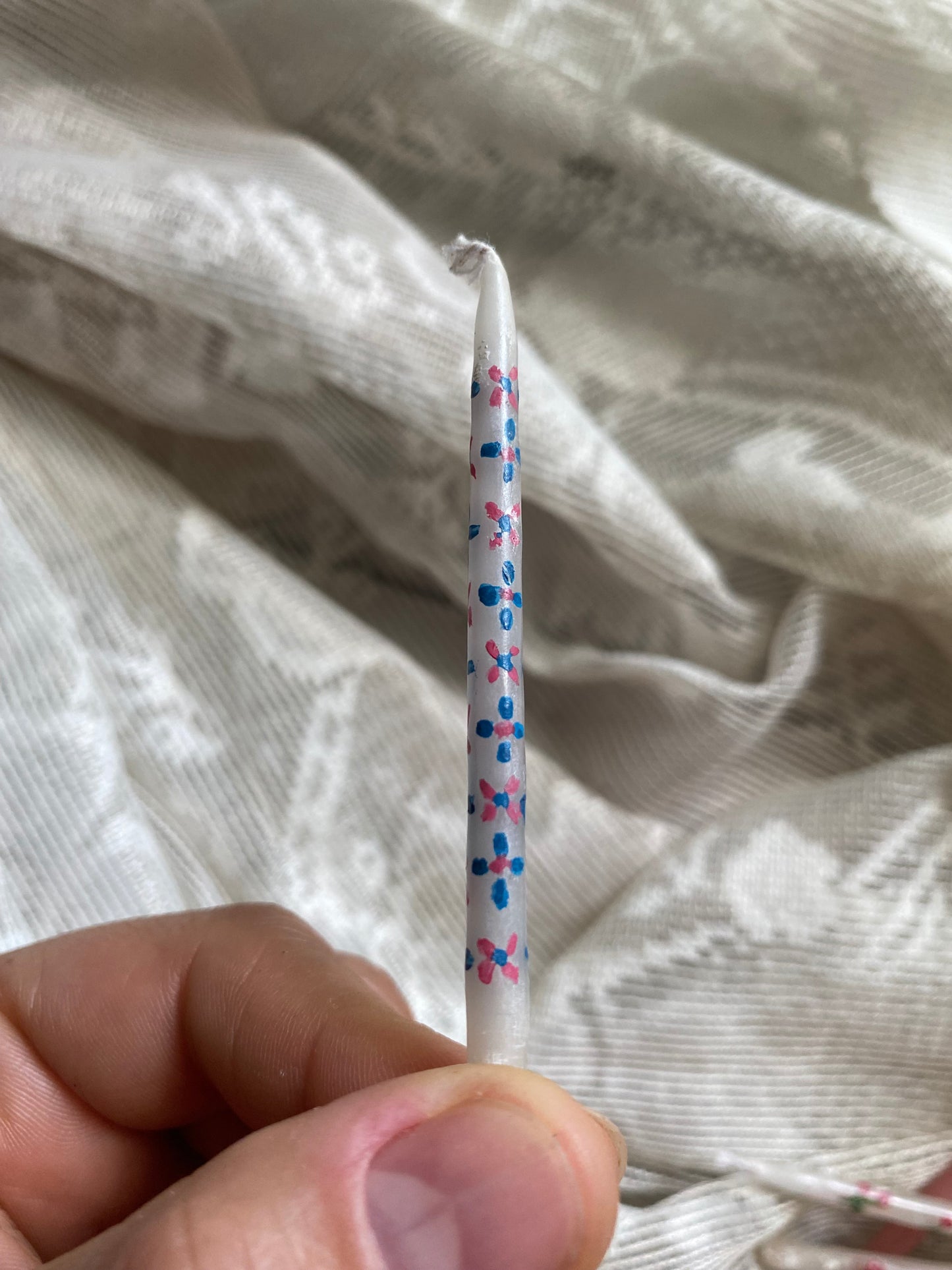 HANDPAINTED CANDLE 2