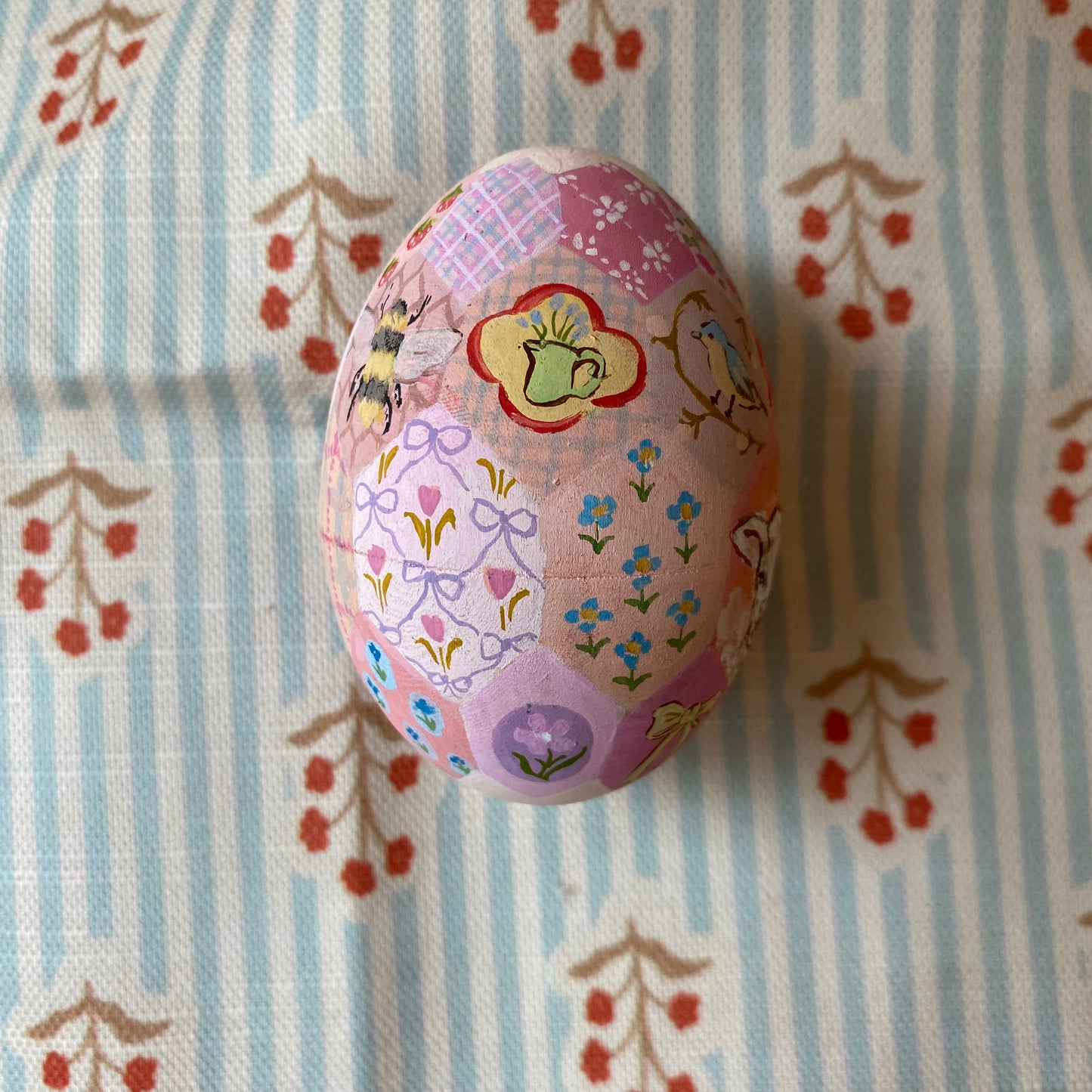 Heirloom Wooden egg No. 17