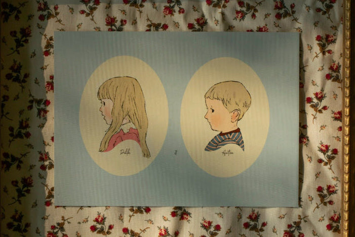 5''X7'' SIBLINGS PORTRAIT'S ILLUSTRATIOS PREORDER