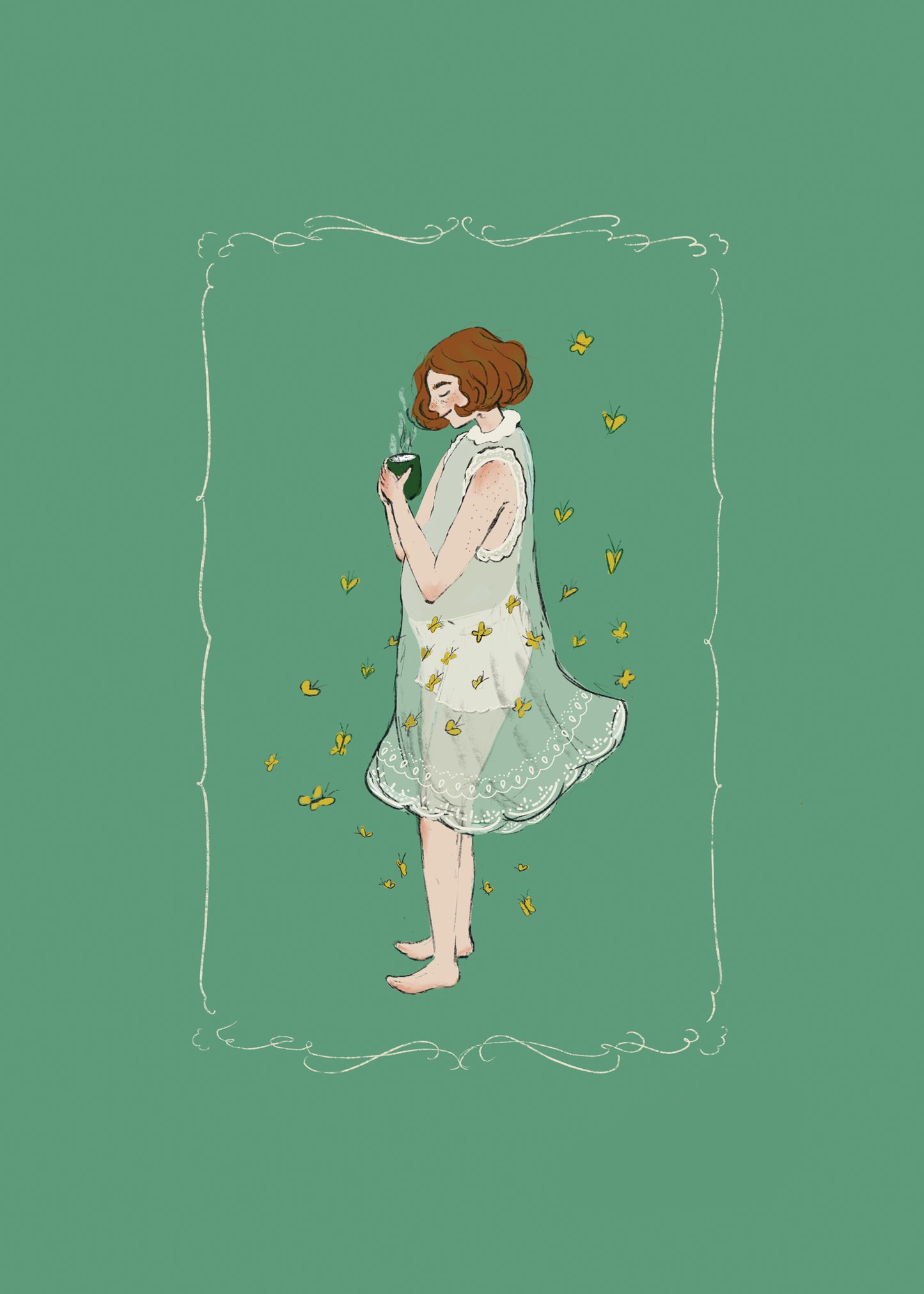 butterfly 5"x 7" print