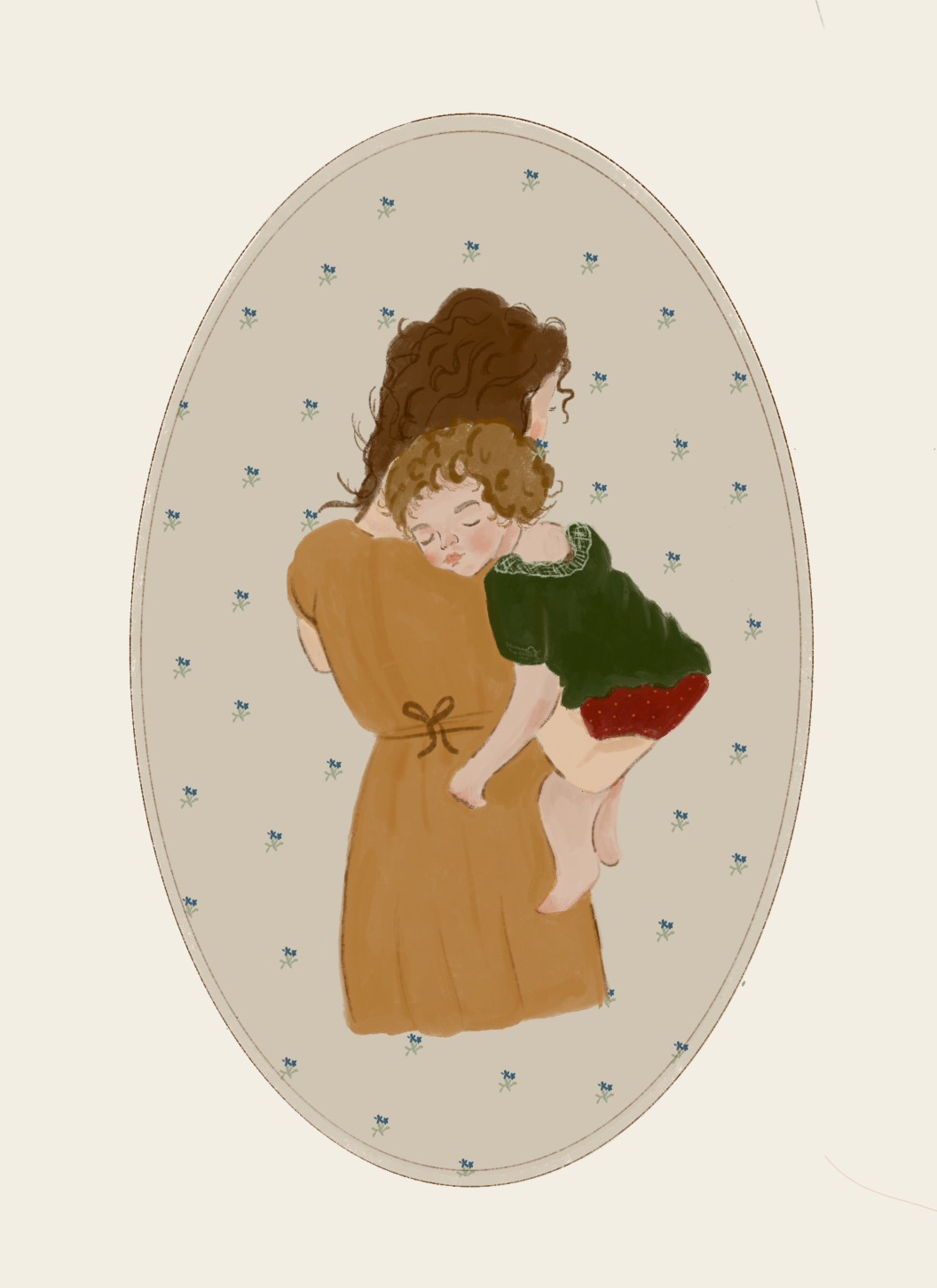 motherly comfort 5"x 7" print