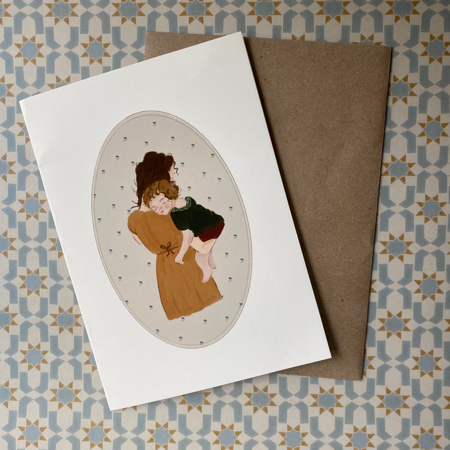 Mother's day greeting cards MOTHERLY COMFORT 5''x7''