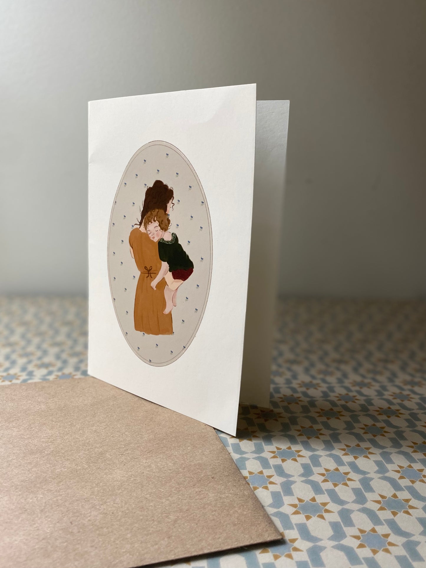 Mother's day greeting cards MOTHERLY COMFORT 5''x7''