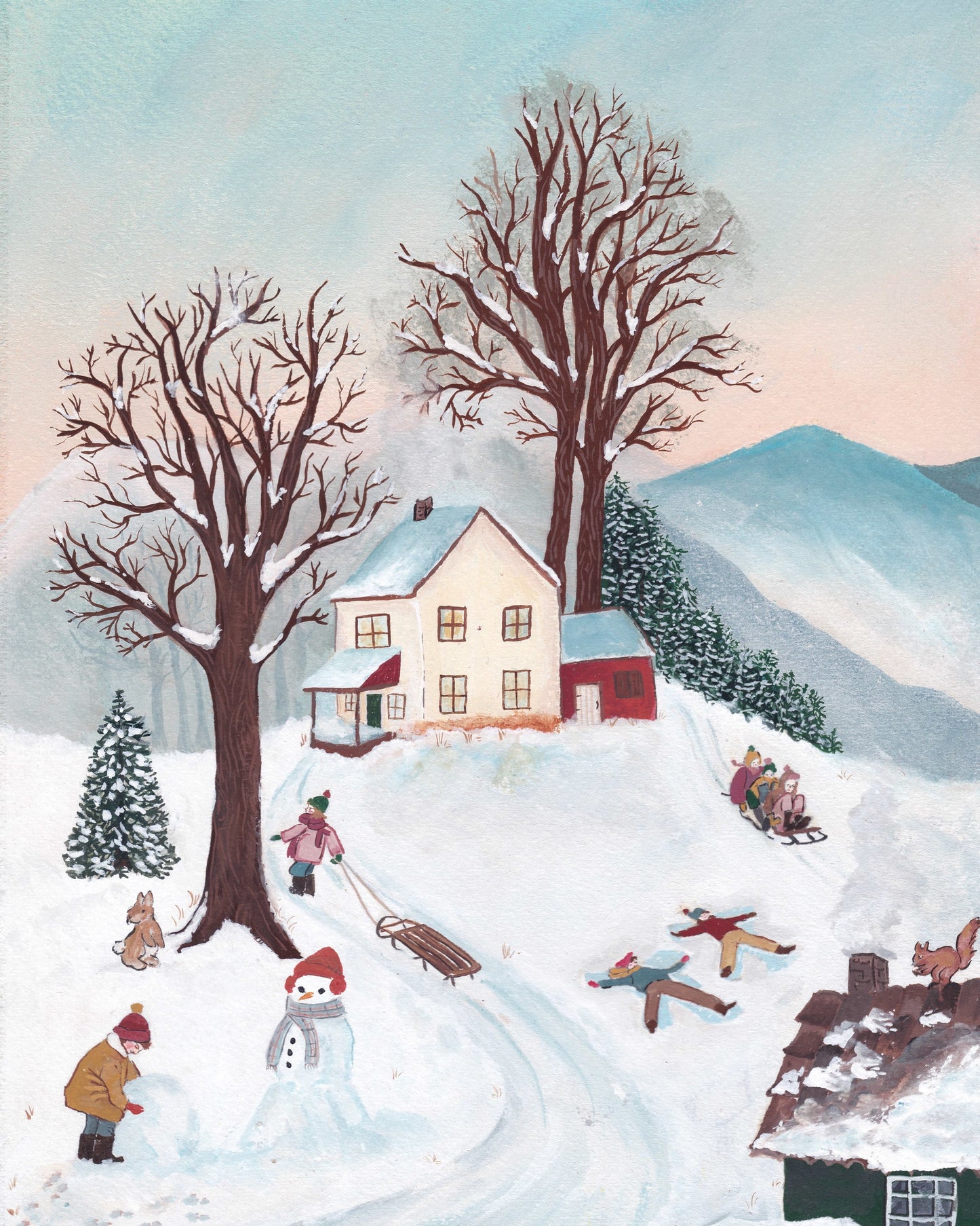 A day in the snow