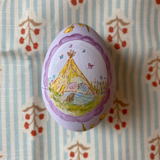 Heirloom Wooden egg No. 13