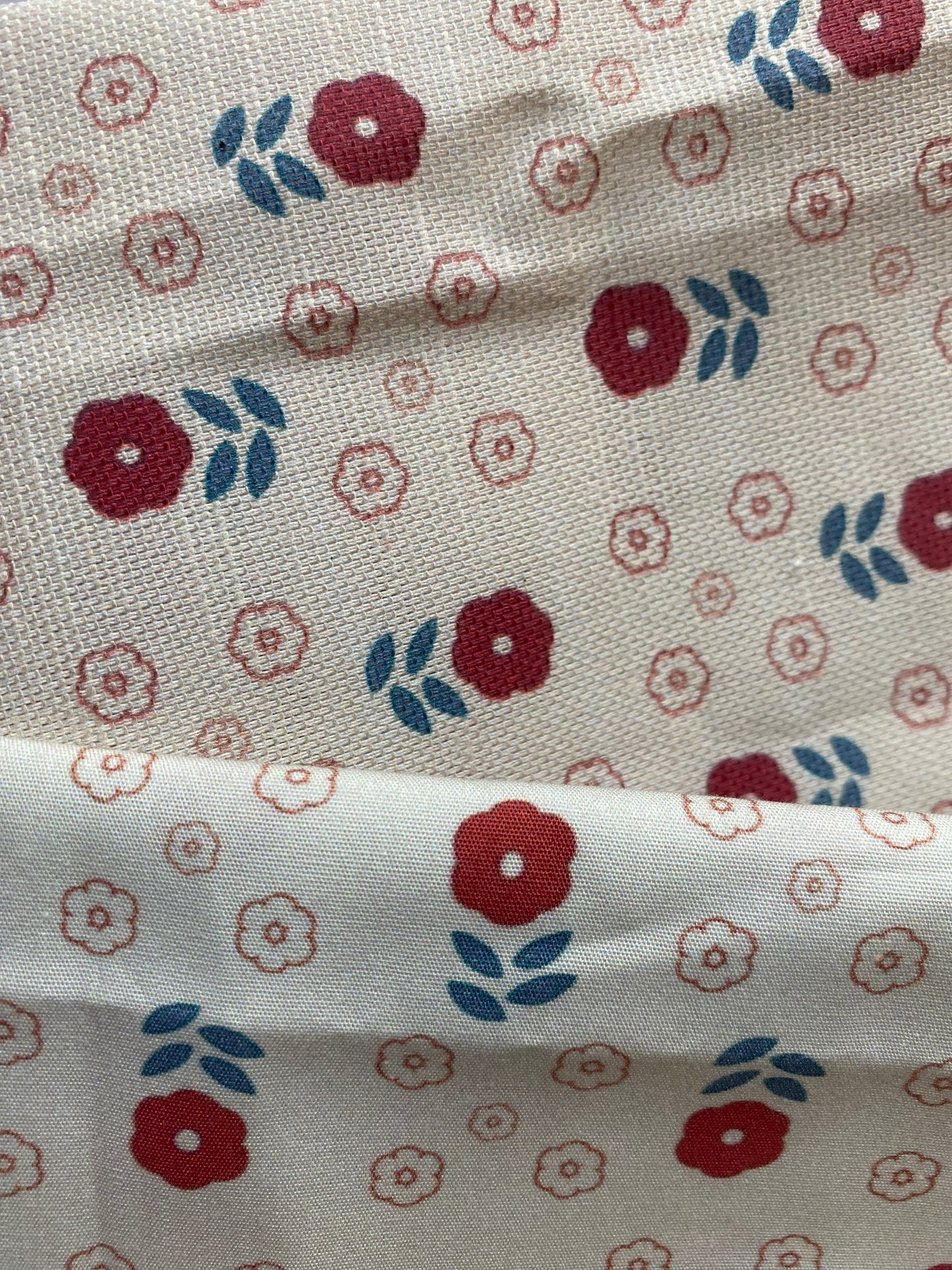 RED COSMOS FABRIC