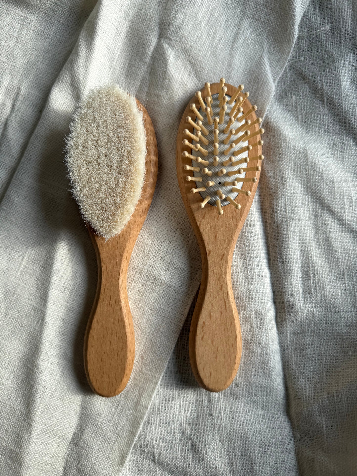 Engraved Baby Hair Brush HORSE