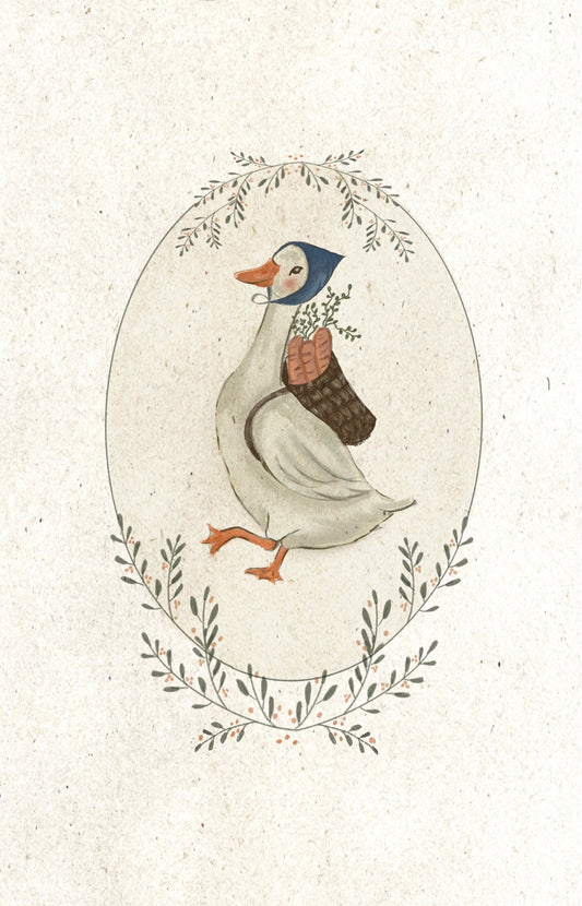 Mrs duck 4”x6” postcard “PREORDER”